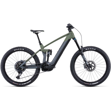 Mountain Bike eléctrica CUBE STEREO HYBRID 160 HPC TM 750 27,5" Verde/Gris 2022 0
